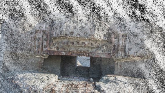 Bunker i sandet