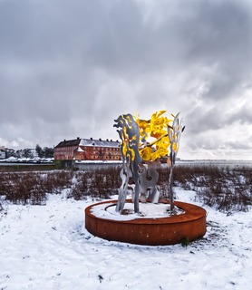 Vinterstemning ved Sønderborg havn