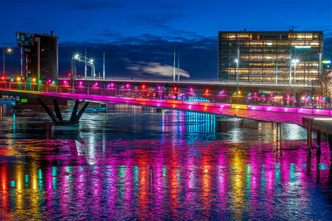 Copenhagen Light Festival 2021 - Colorful Bridge