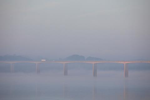 Morgentåge ved Vejlefjord
