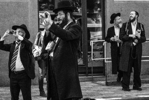 Ortodokse jøder.  Prag